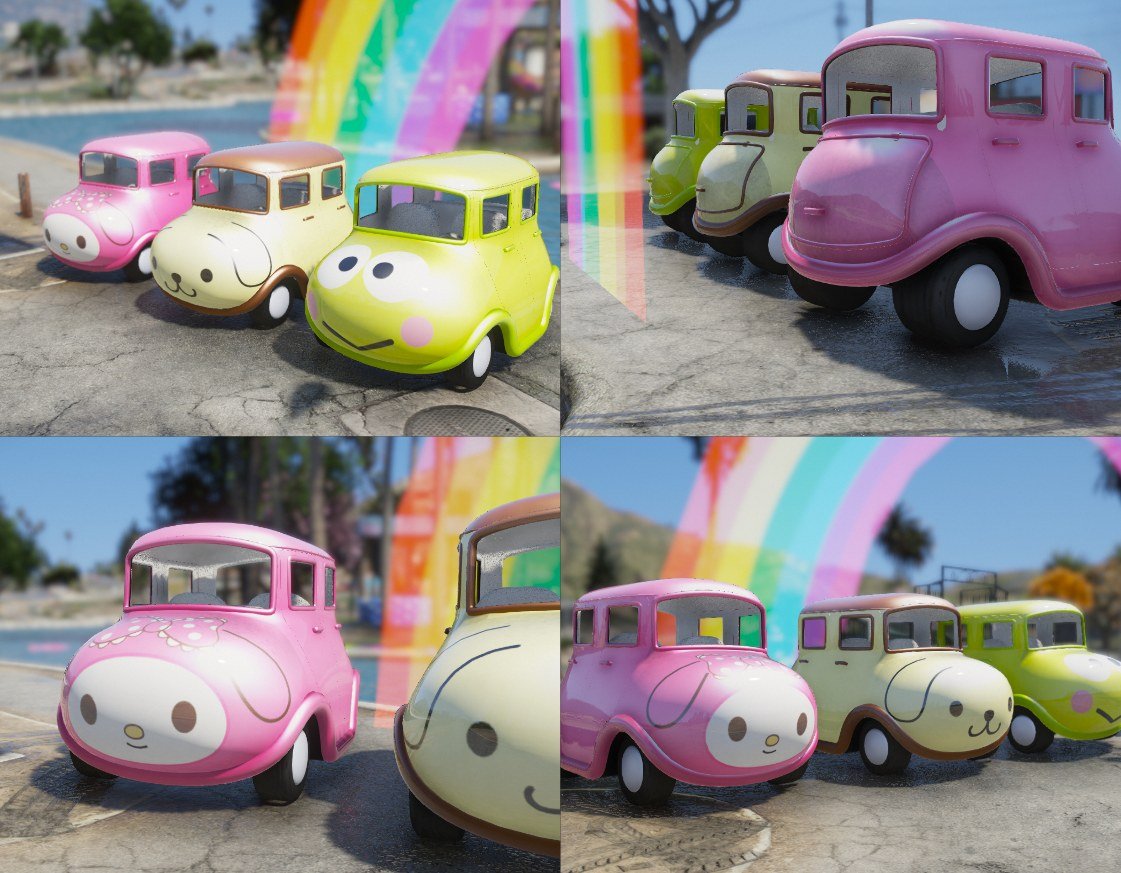 Mini Cars Sanrio